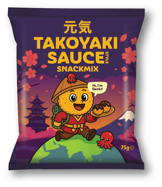 Takoyaki sauce style snackmix image